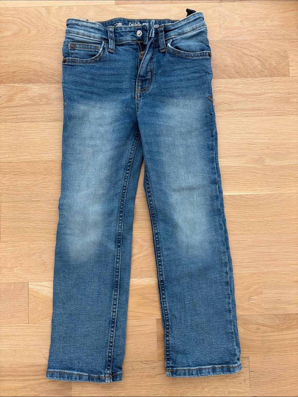 Cat & Jack Blue Kids Jeans - Faded Wash